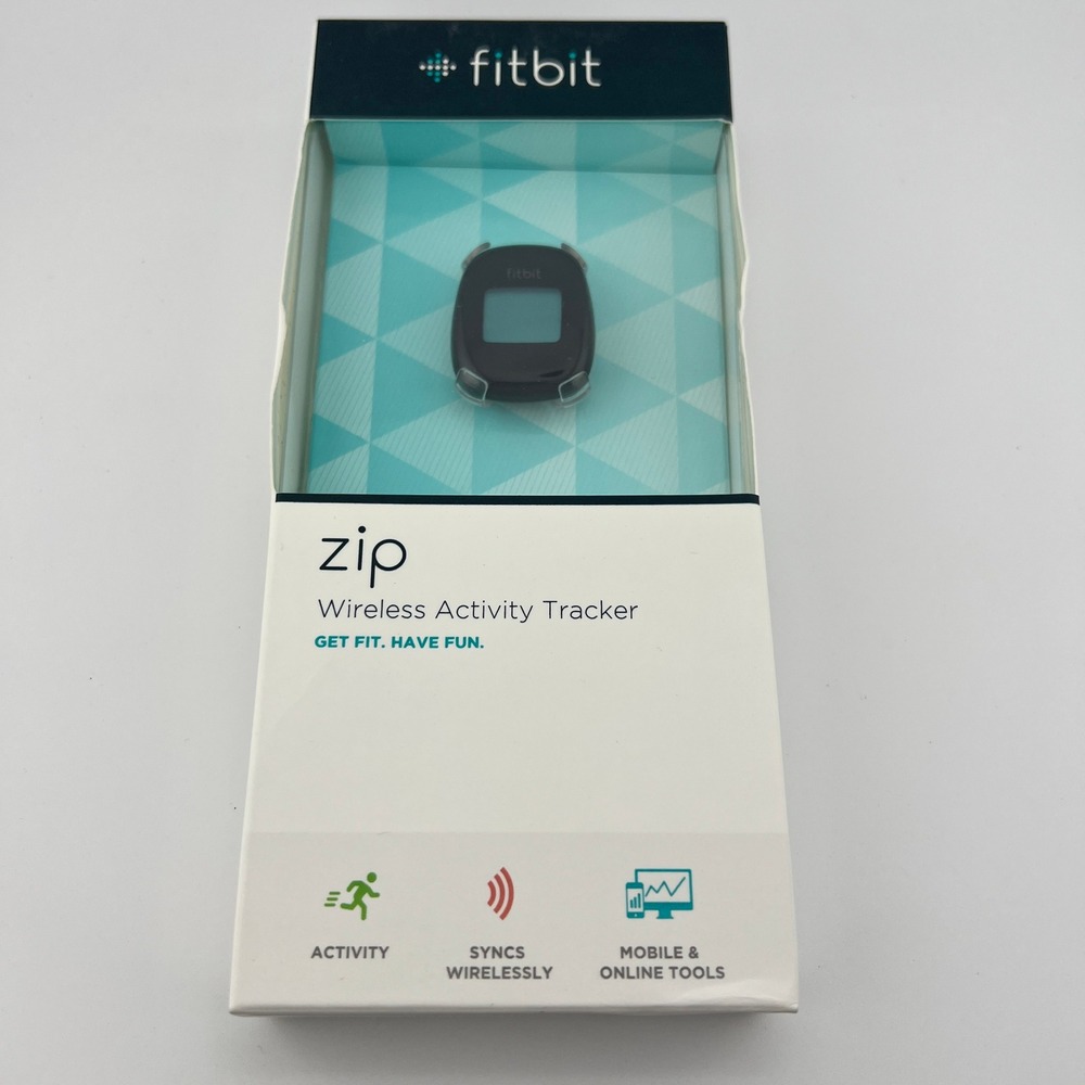 Wireless Activity Tracker Fitbit Zip FB301C Charcoal Black 2014 Clip On